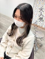 コワファーストナガサキシャンプーボーイ(COIFF1RST NAGASAKI SHAMPOO BOY)&nbsp;インナーカラー×ホワイトグレージュ！