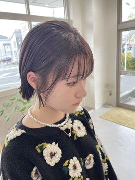 ラシク(racic) 【racic】パツっと切りっぱなしミニボブ