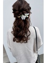 美容室 アイディー i-dee ハーフアップ