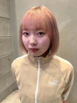 コージーベルベット(Cosy Velvet)&nbsp;ピンクボブ◎