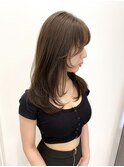 小顔レイヤーカット/ミディアムレイヤー/レイヤーロング