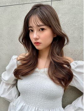 ロンド アンブル 四条烏丸(Lond ambre) イメチェンヘアスタイル/こなれミディ/レイヤー/韓国/前髪