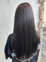 スカイ(SKY)&nbsp;髪質改善縮毛矯正韓国風レイヤーカットダブルカラーベージュ