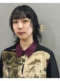 ウルフカット×ニュアンスパーマ