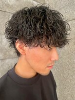 ニアウ 伊勢崎連取店(Niau)&nbsp;メンズマッシュ波巻きスパイラルパーマメンズパーマ