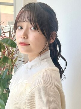 ケーツー あべのキューズモ－ル店(K-two) 大人可愛い上品ポニーテール*ポニテ*ヘアアレンジ*顔周りカット