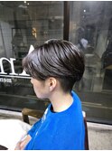 ニュアンスパーマフェザーパーマ刈り上げツーブロック