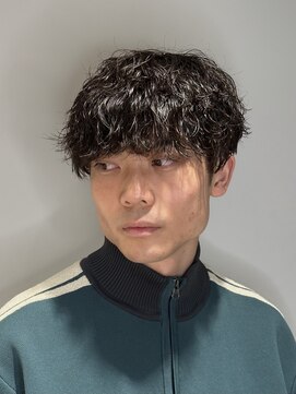 ヘアーメイク ネイキッド(Hair make Naked) 緩めパーマ【波巻きツイスパMIX】