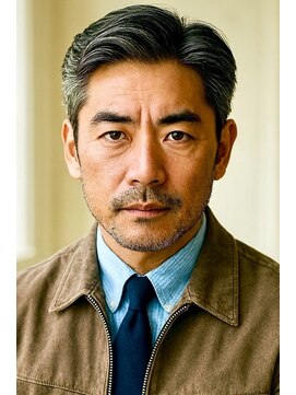 にもう ブルーカラー 波打ちパーマ 韓流ヘア MS38