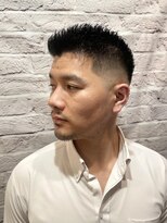 グレイスフル バーバープラチナム 六本木店(Graceful Barber platinum)&nbsp;ソフトモヒカン束感フェードショート