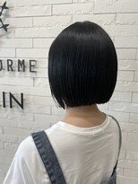 エールフォルム 藤枝店(YELLFORME)&nbsp;ブルーブラック×パツッとボブ