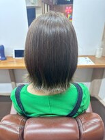 ナンバーエイト(number eight)&nbsp;透明感グレージュ大人可愛いレイヤーボブ外ハネくびれ20代30代