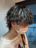【立体感×垢抜け】メンズカット＋波巻きパーマ　￥12650