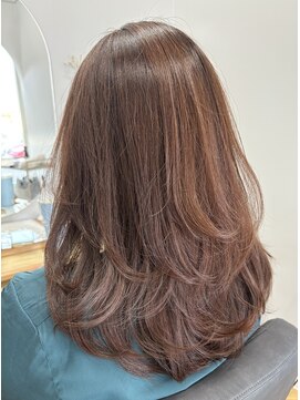 エン(en) 【美髪】たっぷりレイヤー×en美髪カラー