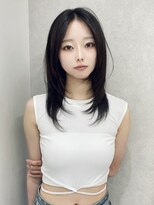 ジーナ 福岡天神(Zina) 韓国ハッシュカット/ミディアムヘア/Zina福岡天神