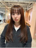 学芸大学【CEINEloq】髪質改善縮毛矯正×ミディアムレイヤー