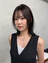 ニコ トウキョウ 渋谷(nico TOKYO)&nbsp;グレージュ韓国ミディアムボブレイヤーウルフボブレイヤーカット