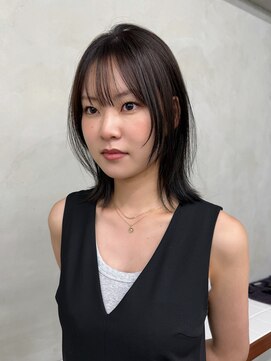 ニコ トウキョウ 渋谷(nico TOKYO) グレージュ韓国ミディアムボブレイヤーウルフボブレイヤーカット