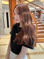 ジーナ 錦糸町(Zina)&nbsp;髪質改善＊韓国ピンクベージュくびれヘア＊美髪【Zina錦糸町】