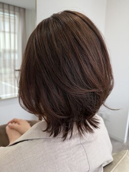 ウル(ulu)の写真/忙しいママ必見!繊細なカット技術で美しいシルエットに◎セット時間も短縮できて毎日をもっと楽しめます♪