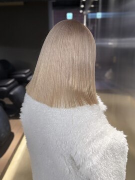 ペレ 栄店(PELE) 着物ヘア/ダークアッシュ/ミディアムレイヤーカット/栄