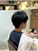 【L by first】かき上げセンターパート