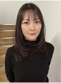 【 YOKE 】結べるレイヤー顔まわり小顔ぱっつん