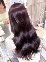 ルームバイシー 新宿(Loom. by Sea)&nbsp;＊レイヤーカット×カシスピンク【新宿/韓国ヘア/小顔ヘア】
