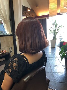 ナトゥーラ 岐阜(Natura) ピンクベージュボブ