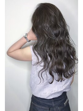 フロート 小阪店(float) グレージュ_厚めバング,ローライト,デザインカラー