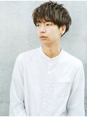 デザインカラー/レイヤーカット/オリーブベージュ/ウェットヘア