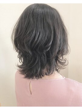 フロート 小阪店(float) アッシュグレー_イメチェン,イヤリングカラー,ラベンダー