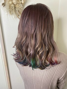 リミエ(RIMIE) #春カラー#裾カラー#フルボ酸カラー#髪質改善