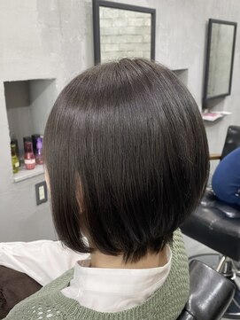 フロープ(frope) frope丸みショート×酸性ストレート@島尻