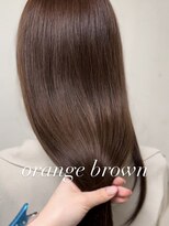 シェノン サントル(CHAINON CENTRE)&nbsp;グレージュカラー/シルキーベージュ/斜めバング[梅田/大阪]