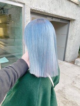 ジオ 国分寺(the O's) 斜めバング/シルキーベージュ/ブラントカット[国分寺駅]