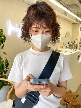 キジ(kiji) 【kiji】くるくるカジュアルパーマ。＃久屋大通＃丸の内＃伏見