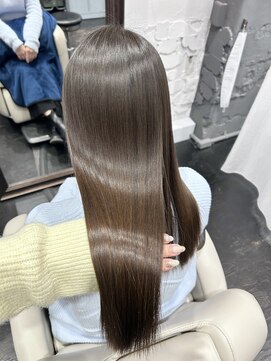 アルコイリスバイドールヘアー(ARCOIRIS by Dollhair) 酸性ストレートうる艶ロング髪質改善トリートメント韓国風都島