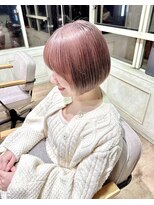 ランプ ヘアー(lamp hair) ピンク60％ミルクティーベージュ