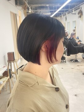 トト 船橋店(toto.) ☆デザインカラーレイヤーカットオリーブベージュ[西船橋/津田沼