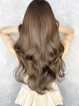 ピープスアンドスー 表参道 渋谷(Peeps&Suu.) ブリーチ無し/ミルクティーベージュ/大人可愛い