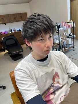 ネイロ 錦糸町(NeiRo) アッシュブラックカルマパーマベリーショートダークアッシュ