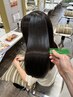 ☆湿気対策☆縮毛矯正+メンテナンスカット￥16300～【縮毛矯正/髪質改善】