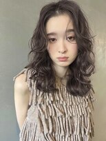 パーク(PARK)&nbsp;【PARK】ニュアンスパーマ×シアーベージュ