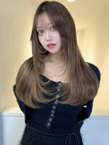 アイトーキョーエス 渋谷(AI TOKYO S)&nbsp;ブリーチなし透明感カラーミルクベージュ顔まわりレイヤー