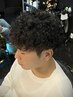 【再現性◎】カット+シャンプー+シェービング+パーマ(マッサージ付) ￥12000