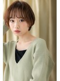 前下がり大人かわいい小顔マッシュウルフTb9川口20代30代40代