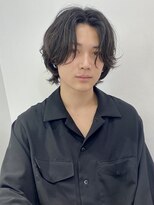 ユーフォリア 渋谷グランデ(Euphoria SHIBUYA GRANDE) ナチュラルセンターパート 女子ウケメンズヘア MOMO