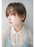 【GEEKS渋谷】オリーブグレージュ/小顔/クールショート/春夏ヘア