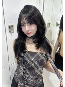 ユーフォリア 渋谷グランデ(Euphoria SHIBUYA GRANDE) 韓国ヘア　レイヤーカット　髪質改善　SAYAKA